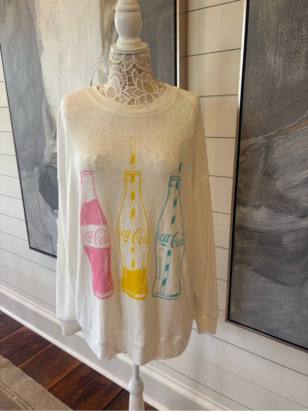 Wildfox White Coca-Cola Trio Bottle Top